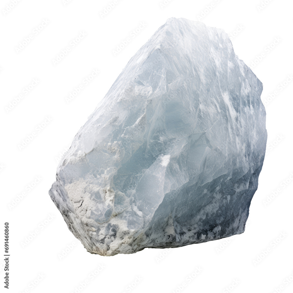 A complex cluster of blue crystal formations on a transparent background A complex cluster of blue crystal formations on a transparent background