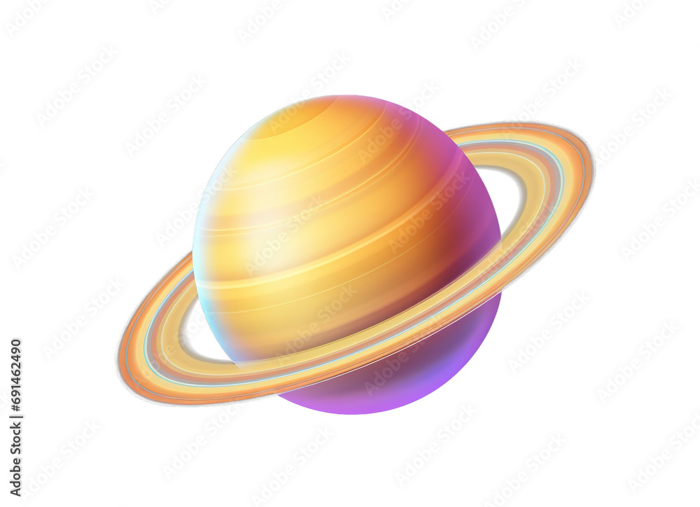 3D cartoon style outer planet isolated on transparent background 3D cartoon style outer planet isolated on transparent background