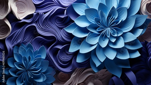 Vibrant petals burst with life, revealing the intricate beauty of nature's delicate creation