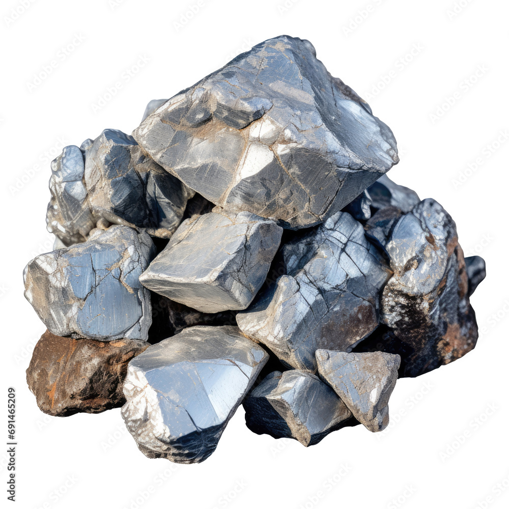 An aggregate of raw lead crystals An aggregate of raw lead crystals