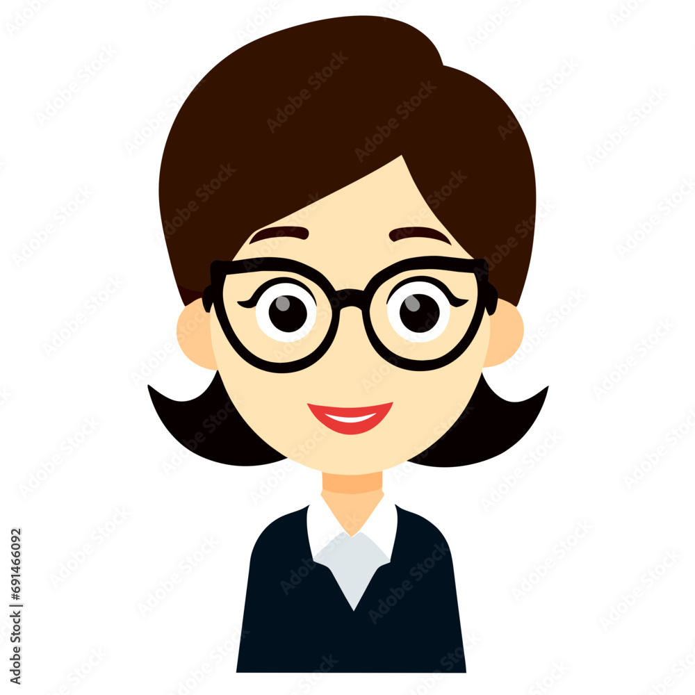 person with glasses