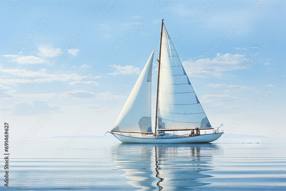 Sailboat on Open Water