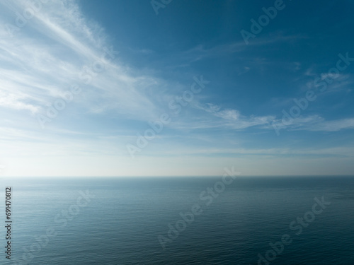 Aerial view of beautiful sea landscape