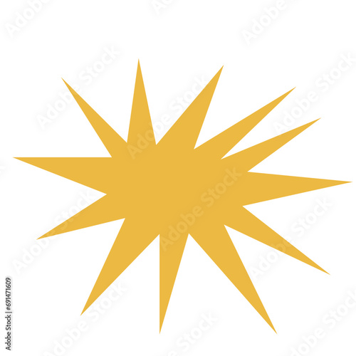 Comic Explosion Shape