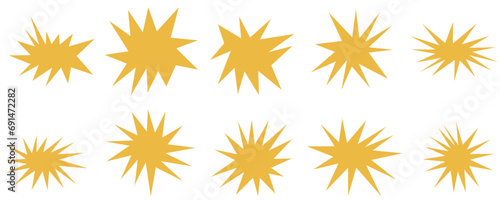 Comic Explosion Shape