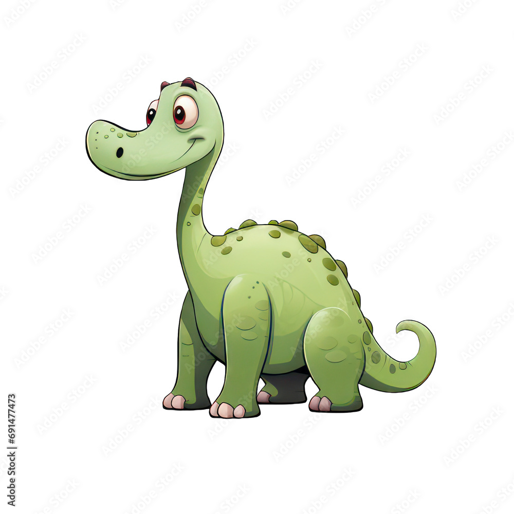 Apatosaurus cartoon