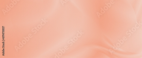 Luxury background design with diagonal abstract peach fuzz line pattern. Smooth elegant silk or satin texture background. Vector horizontal template for banner, premium invitation, voucher, card