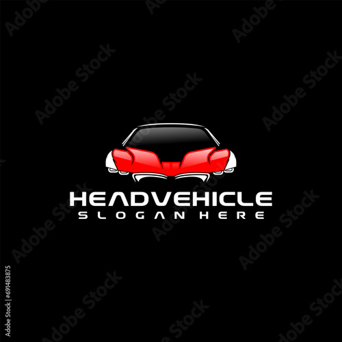 Car Headlight Restoration Icon Vector Logo Design