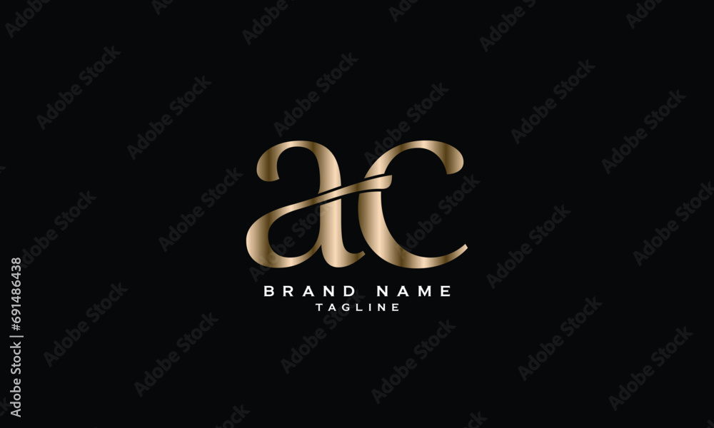 AHC, ACH, HAC, HCA, CHA, CAH, AC, CA, Abstract initial monogram letter alphabet logo design AHC, ACH, HAC, HCA, CHA, CAH, AC, CA, Abstract initial monogram letter alphabet logo design