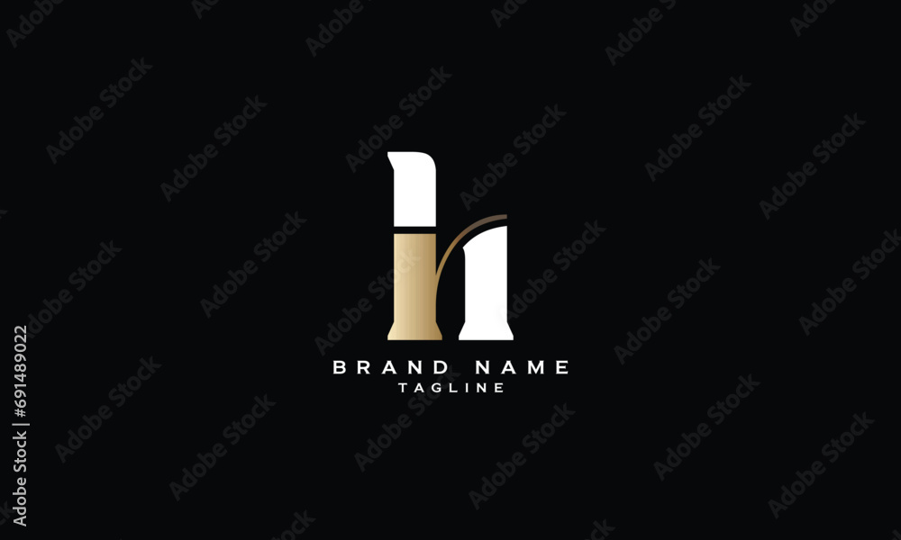 HR, RH, Abstract initial monogram letter alphabet logo design HR, RH, Abstract initial monogram letter alphabet logo design