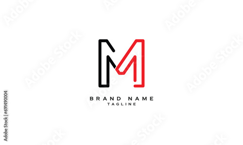 M1, 1M, Abstract initial monogram letter alphabet logo design Free Download M1, 1M, Abstract initial monogram letter alphabet logo design - GFXLoad