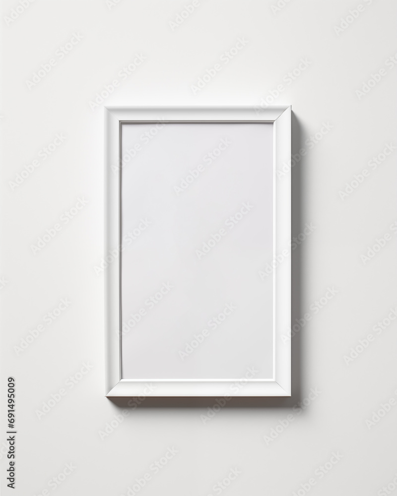 Blank white frame mockup Blank white frame mockup