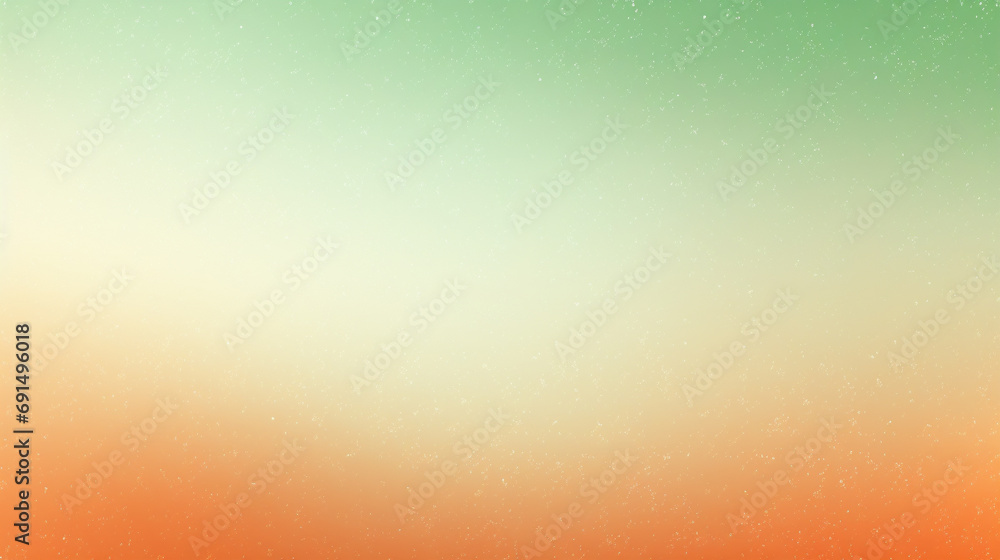 Orange and green retro grainy background. PowerPoint and webpage landing background.