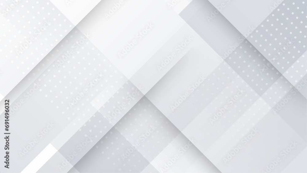 White minimal geometric shape abstract background. Minimal geometric design for cover, poster, banner, brochure, header, presentation, web, flyer White minimal geometric shape abstract background. Minimal geometric design for cover, poster, banner, brochure, header, presentation, web, flyer