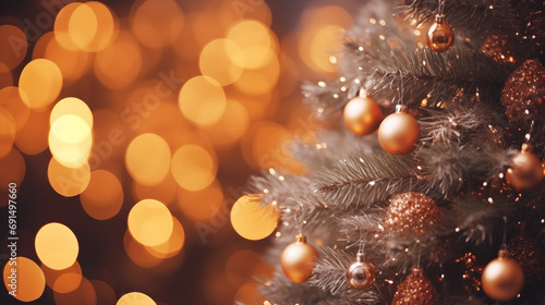 クリスマスツリー。AI生成画像