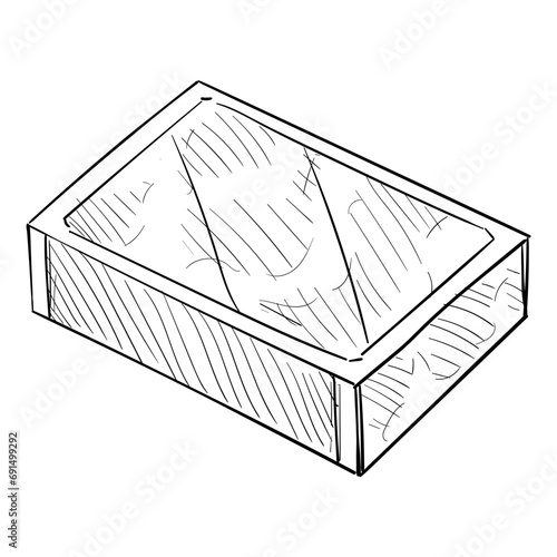 matchstick handdrawn illustration