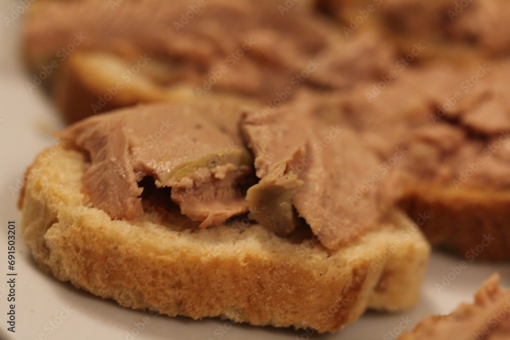 Toasts de foie gras	
