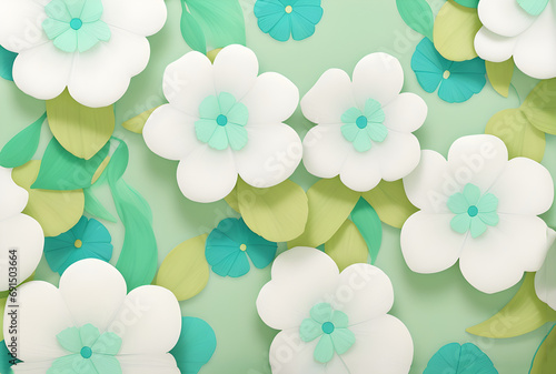 Background with Flowers