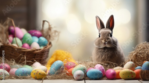 Wallpaper Mural easter, easter eggs, easter bunny Torontodigital.ca