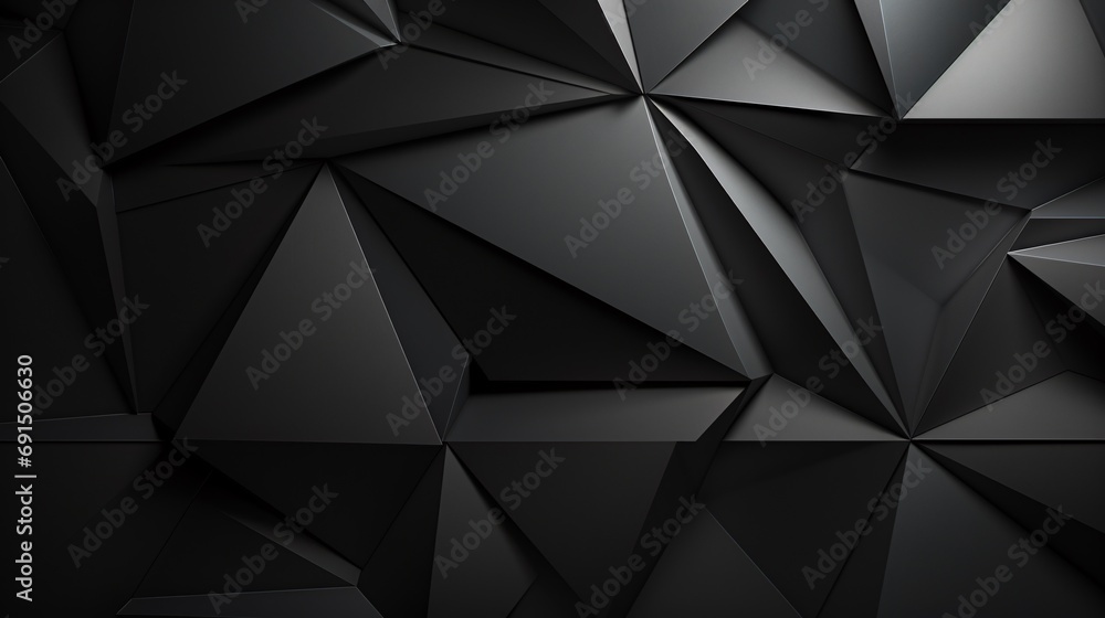 Monochromatic abstract backdrop with geometric shapes, angular lines, gradient, shadow, and textured 3D effect for a rough, grungy design template. Monochromatic abstract backdrop with geometric shapes, angular lines, gradient, shadow, and textured 3D effect for a rough, grungy design template.