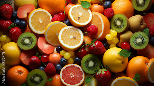 fruits and vegetables HD 8K wallpaper Stock Photographic Image  © Anum