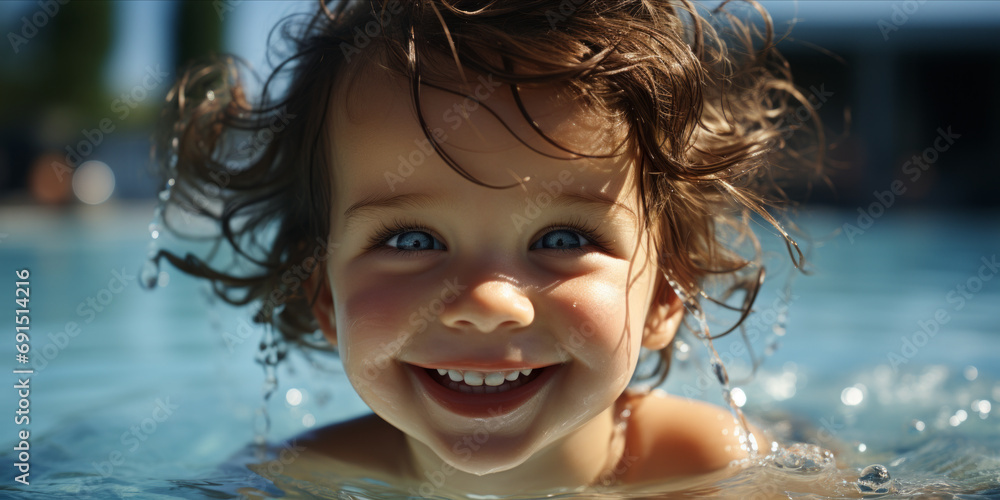 Kind im Pool Kind im Pool