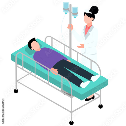 doctor and patient	
