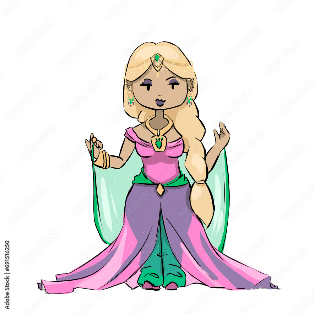 Fototapeta premium Princesa del oriente