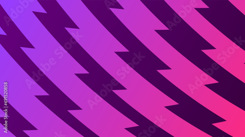 Zigzag Purple Background. EPL Premier League thumbnail video print web background.