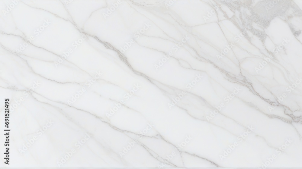 Obraz premium Marble background.White stone texture with gray shadow.Panoramic format. generative AI.