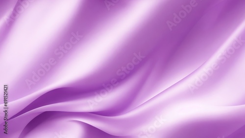 Light purple silk satin. Shiny smooth fabric. Wavy folds. Elegant lilac background with space for design. Romance  wedding  mother s day  valentine. generative AI.       