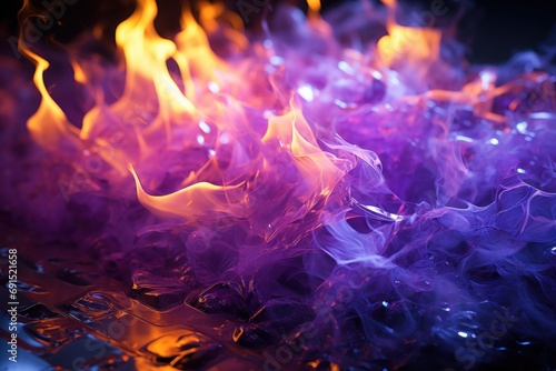 colorful fire