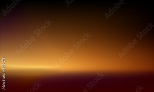 Gold gradient abstract background with soft light glowing vector texture design.
