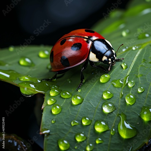 ladybug on leaf