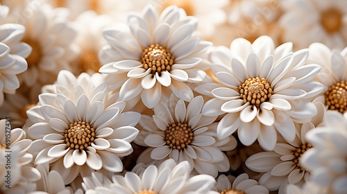 white chrysanthemum flowers © Ahmad