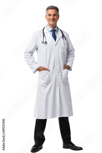 photo of smiling Doctors isolated on transparent background