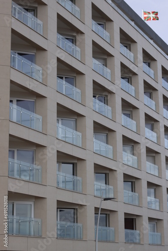 Building in the city of San Sebastian, Spain