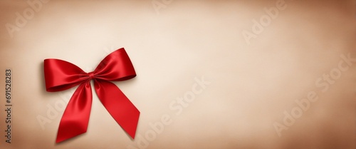 eine schöne Grafik mit einer roten Schleife - für Geschenkkarten, Valentinstag, Weihnachten und mehr photo