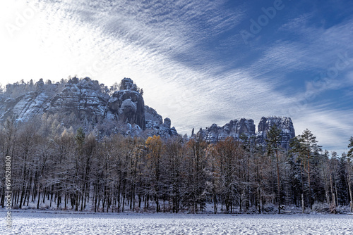 Winter im Elbsandsteingebirge 1 photo