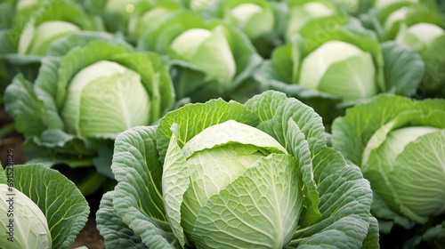 vegetables cabbage production and cultivation, green business, entrepreneurship harvest. © Valeriia