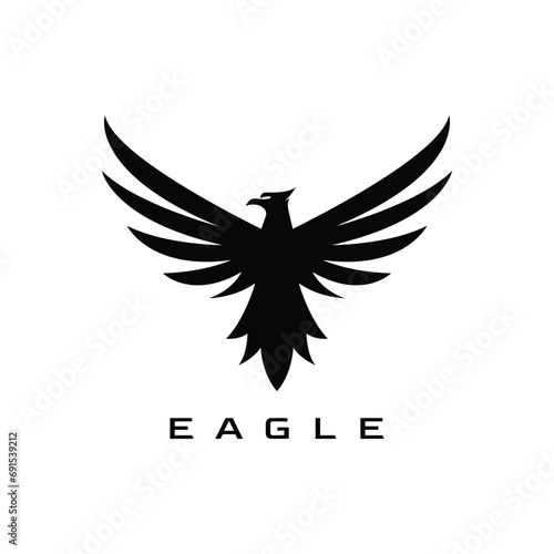 Luxury Pheonix Logo Design Template: Vector Illustration.