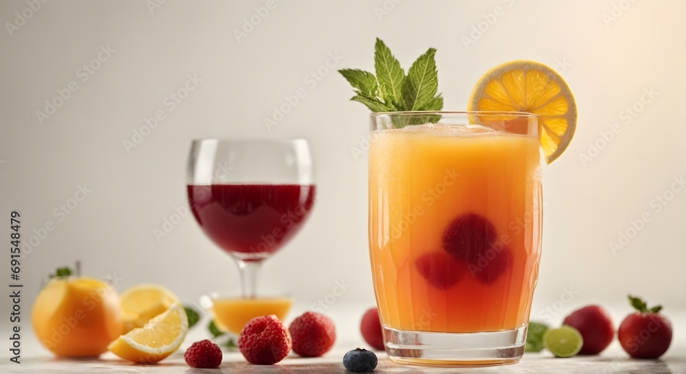 glass of juice glass of juice