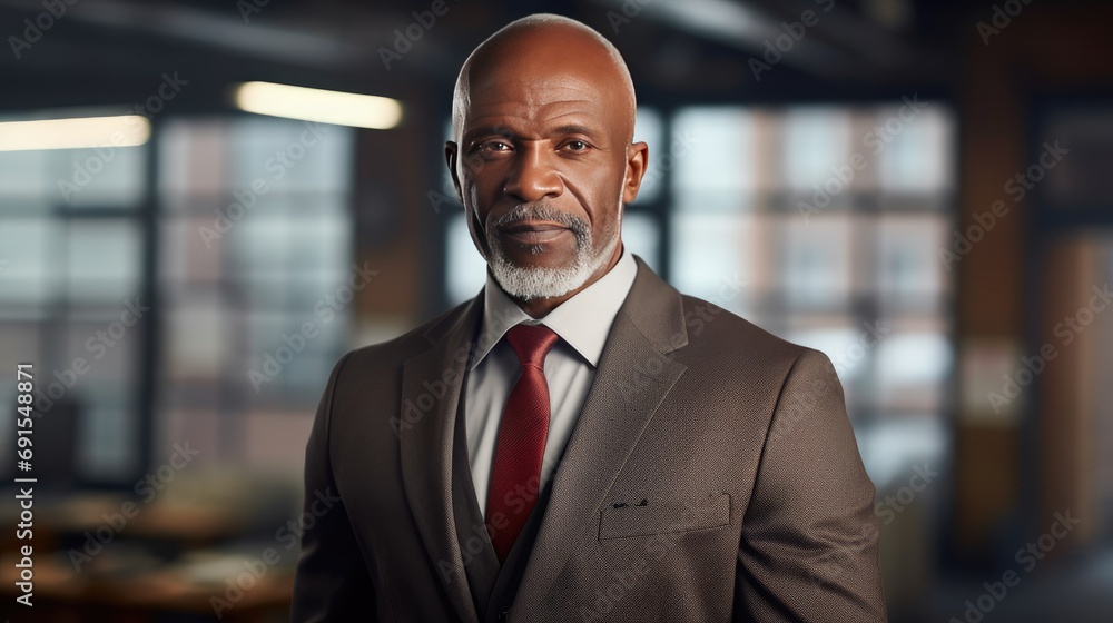 Fototapeta premium Portrait of a mature businessman