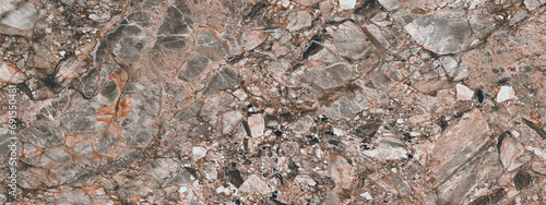 natural dark brown terrazzo marble stone texture background  interior and exterior marble slab  vitrified terrazzo floor tile design  rock stone texture abstract