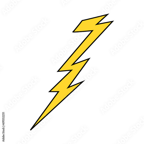 Free Download Retro thunder element - GFXLoad