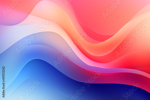Trendy fluid gradient backdrop with a colorful abstract design creating an appealing illustration for banners posters presentations and landing pages.