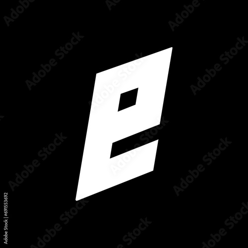 letter e logo 