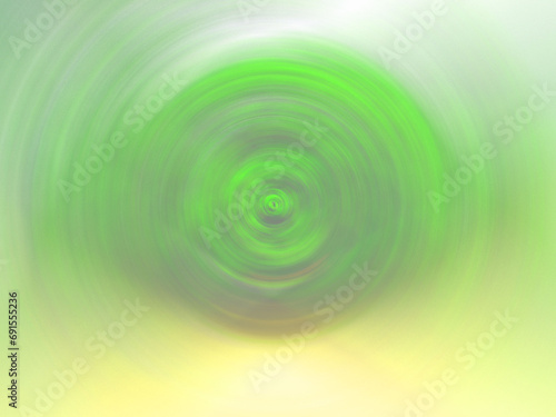 Green-yellow swirl blur background, abstract pattern for texture.