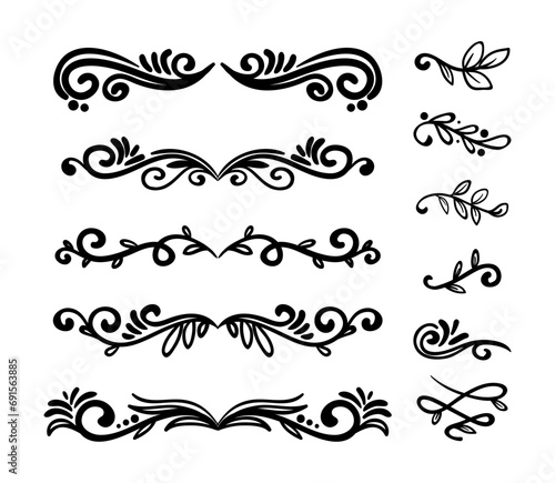 elegant ornamental borders frames