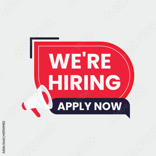 we are hiring apply now announcement job vacancy template
